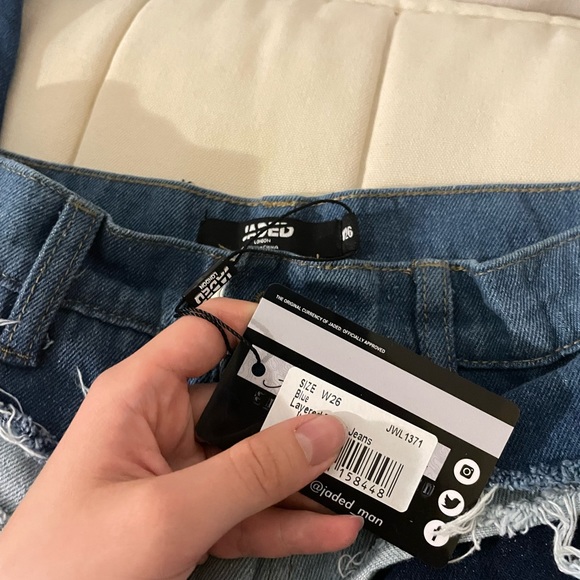 JADED LONDON LAYERED DENIM JEANS 👖